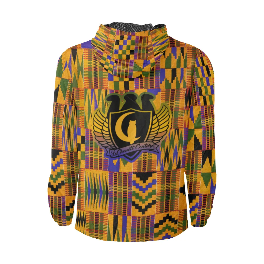 KENTE ATEF CROWN All Over Print Windbreaker for Unisex