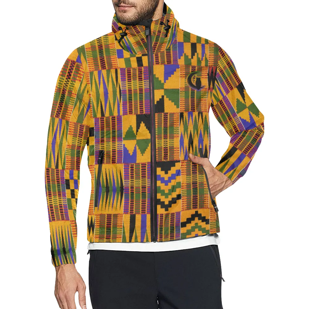 KENTE ATEF CROWN All Over Print Windbreaker for Unisex