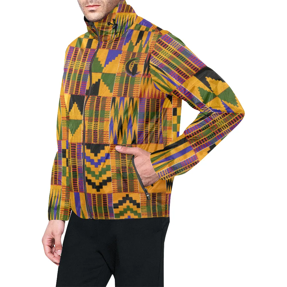 KENTE ATEF CROWN All Over Print Windbreaker for Unisex