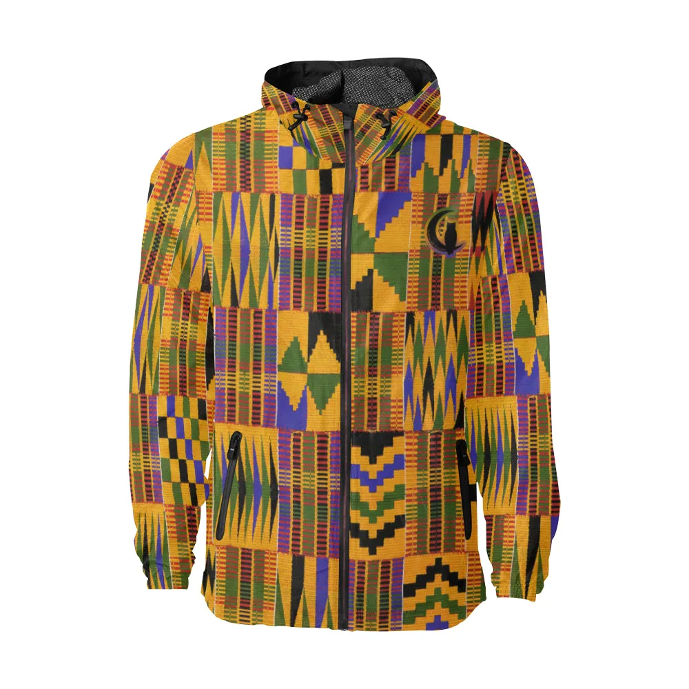 KENTE ATEF CROWN All Over Print Windbreaker for Unisex