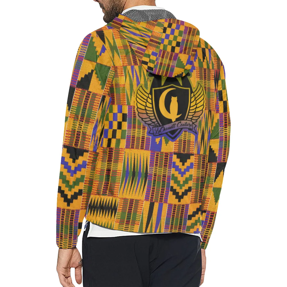 KENTE ATEF CROWN All Over Print Windbreaker for Unisex