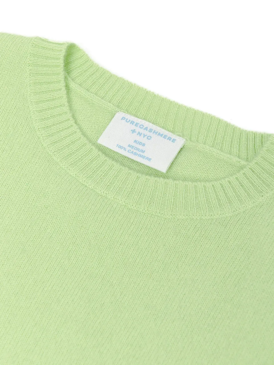 Kids Crew Neck Sweater_Light Green