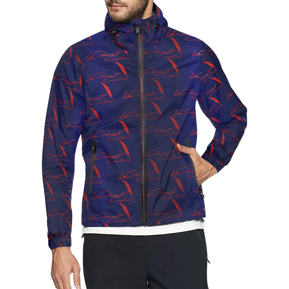 LA SIGNATURE BR All Over Print Windbreaker for Unisex