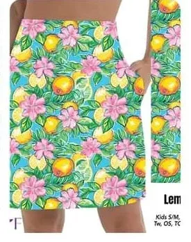 Lemons skorts, shorts, and capris: with pockets