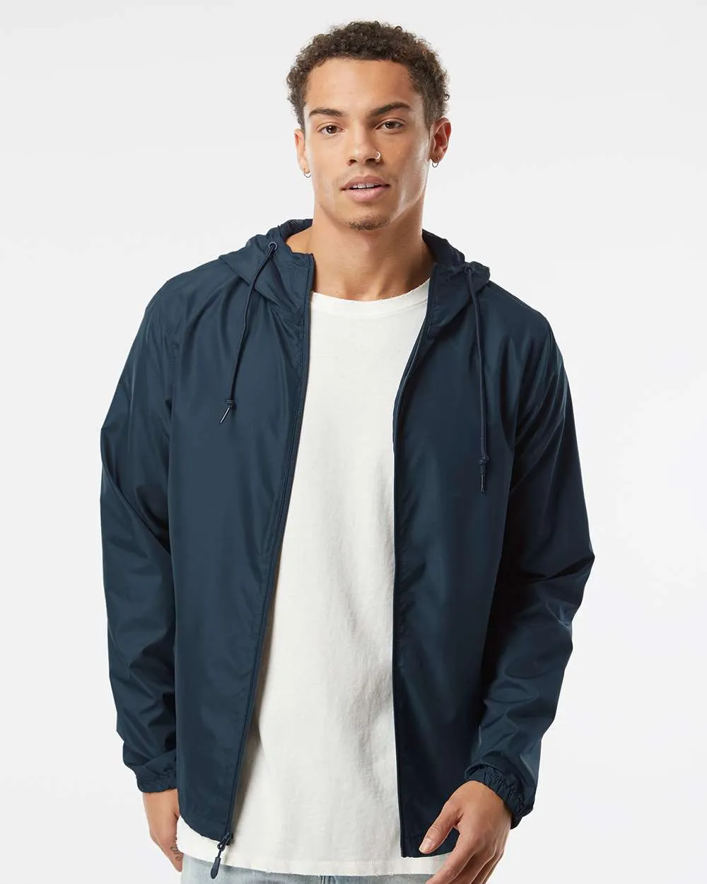 Lightweight Windbreaker Full-Zip Jacket