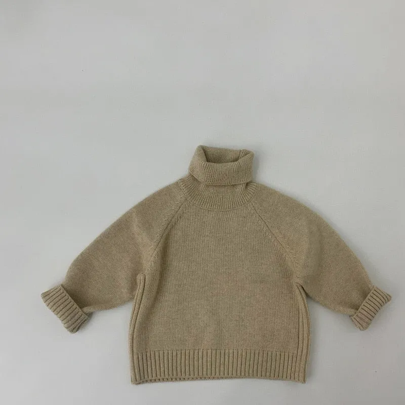 Little Classic Turtleneck Kids Knit Wear