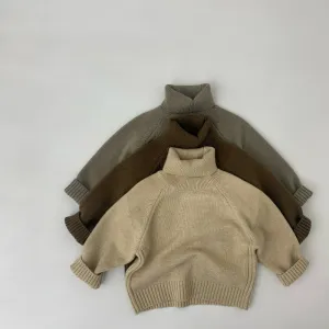 Little Classic Turtleneck Kids Knit Wear