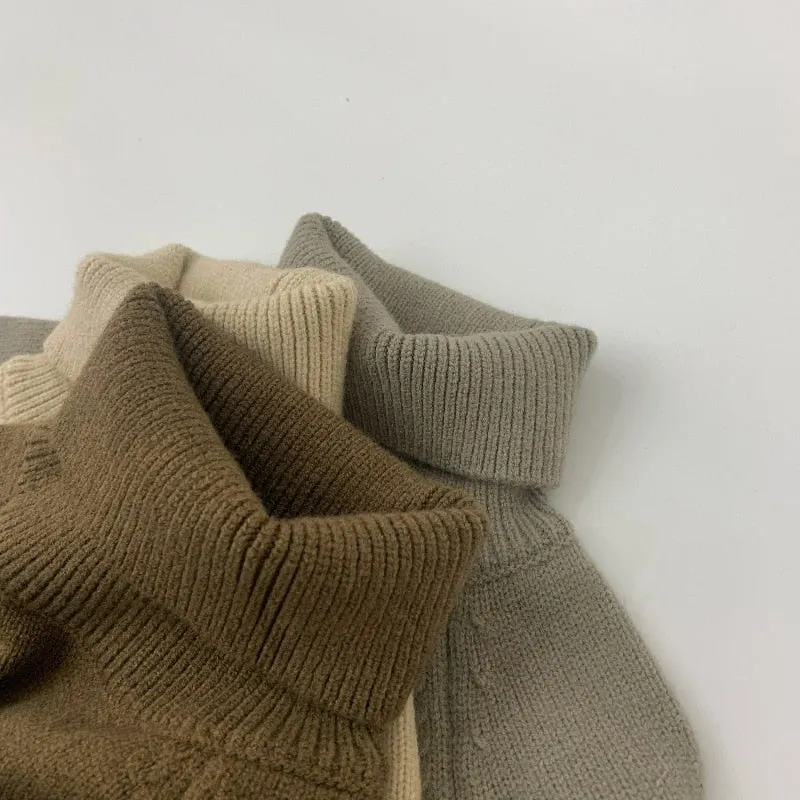 Little Classic Turtleneck Kids Knit Wear