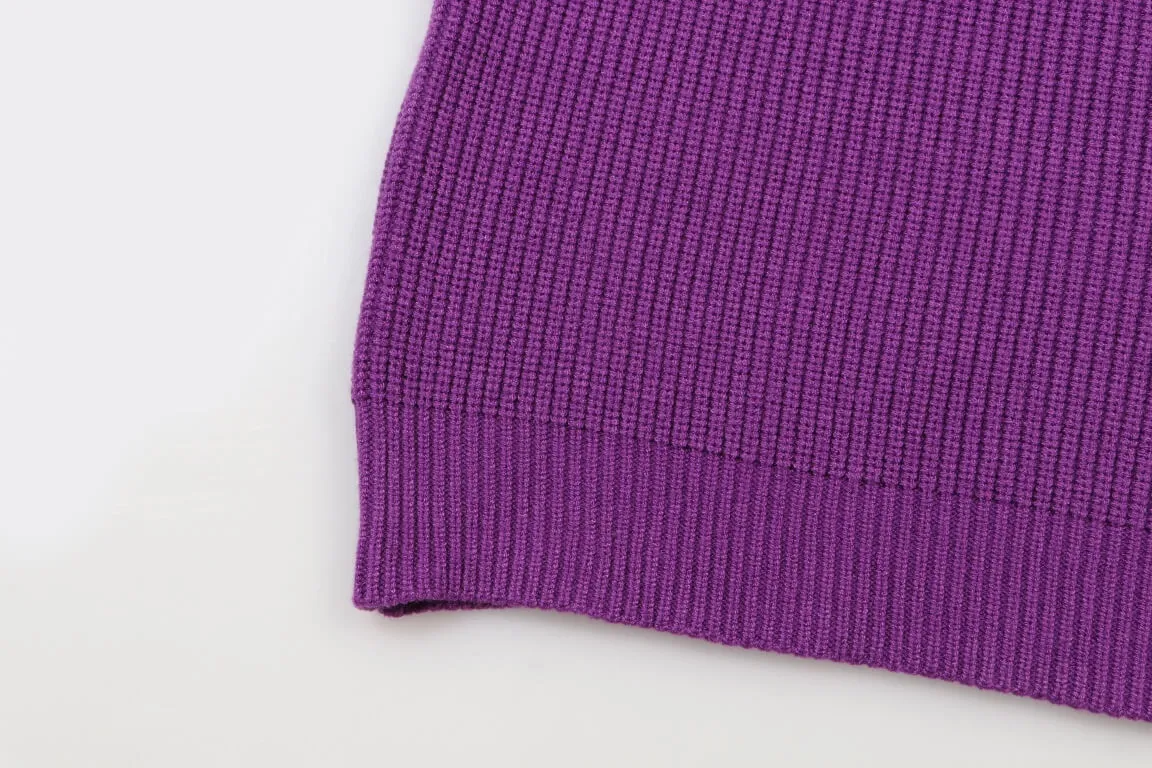 Louis Vuitton Purple  Wool Blend Crewneck Sweater