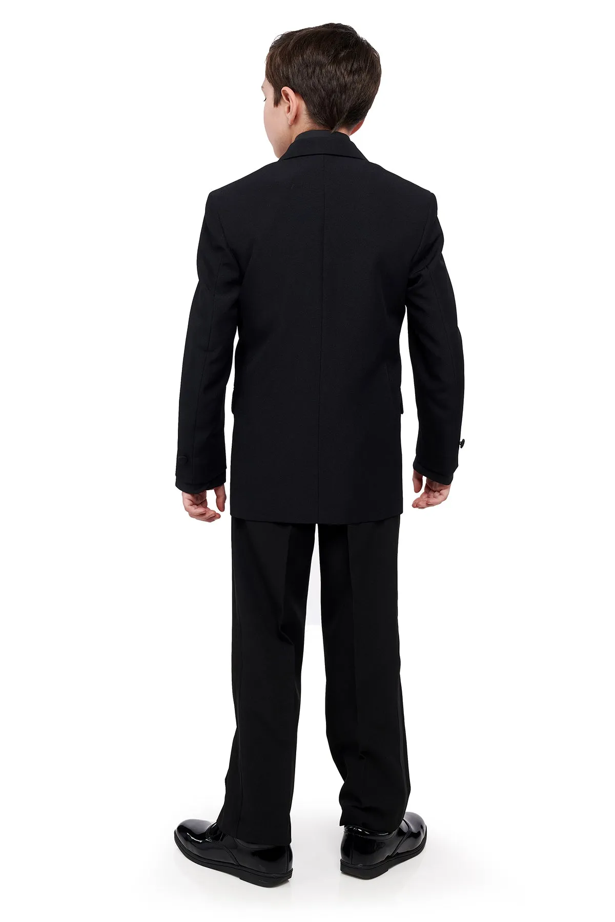 LUCAS (Style #3005-B) - Boy's Black Shirt Tuxedo Package