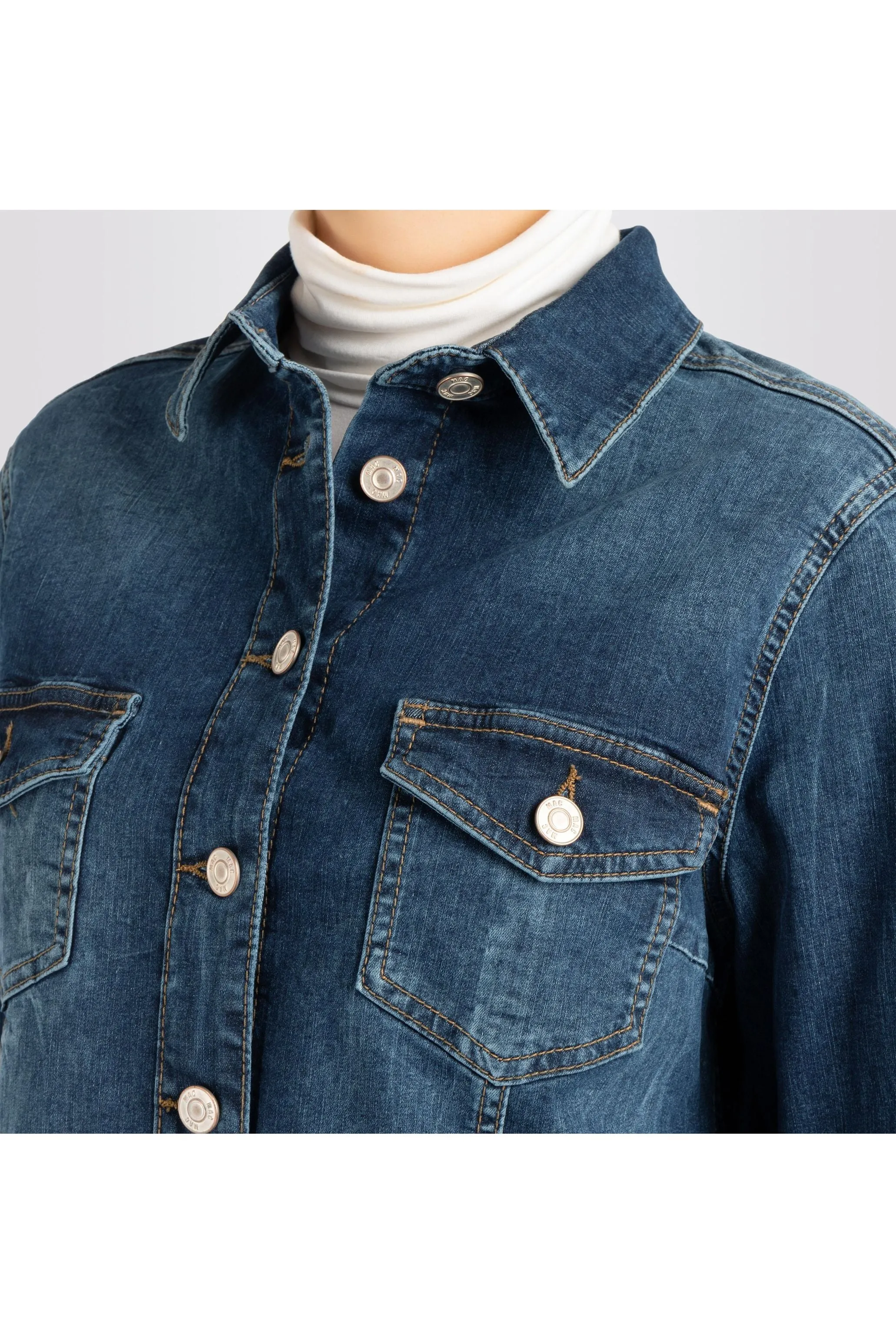 Mac Jeans Rich Jacket 0140-90-0391 | D866 Night Blue Netwash