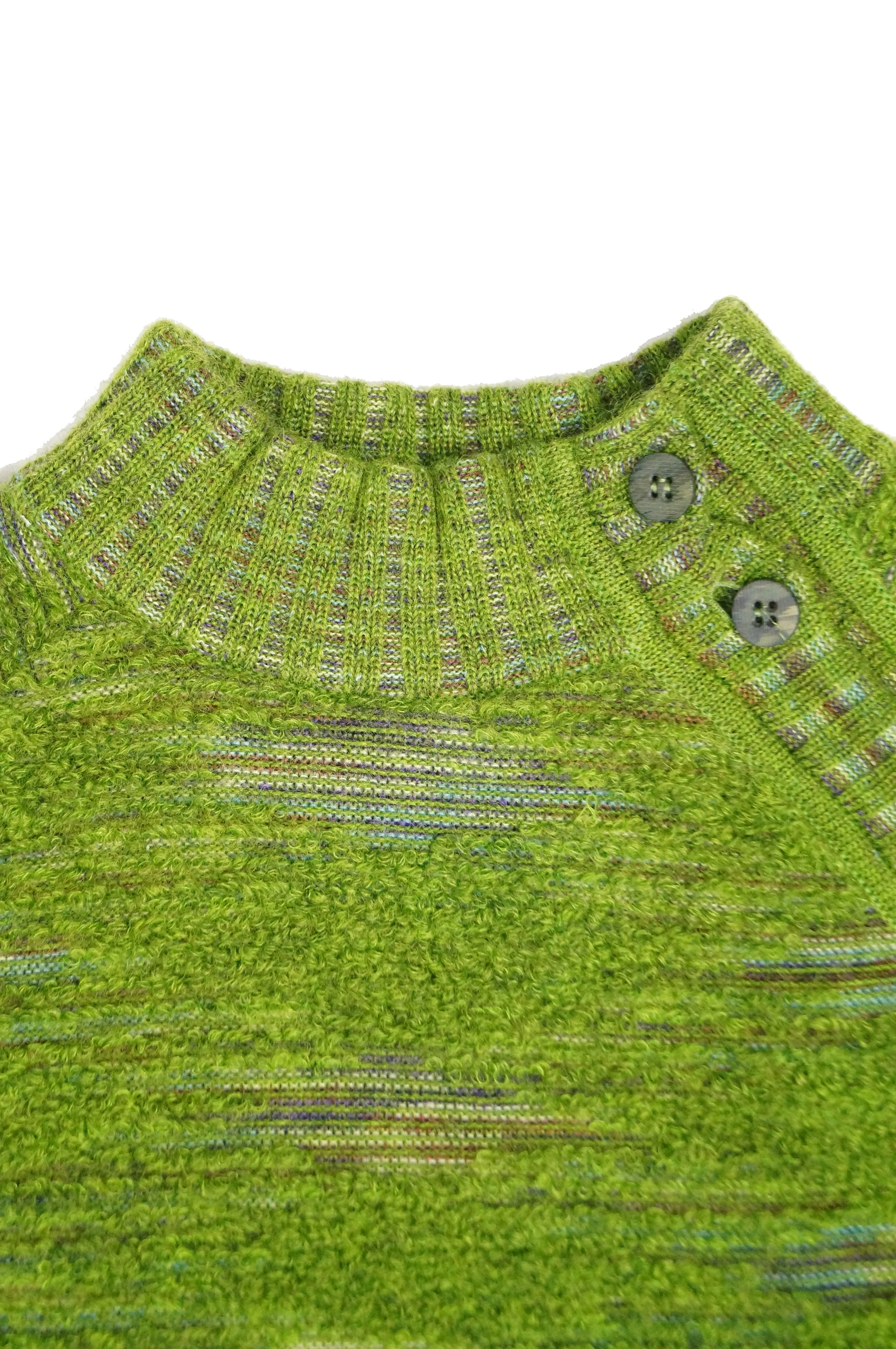 Missoni Moss Green Mohair & Wool Space Dyed Sweater