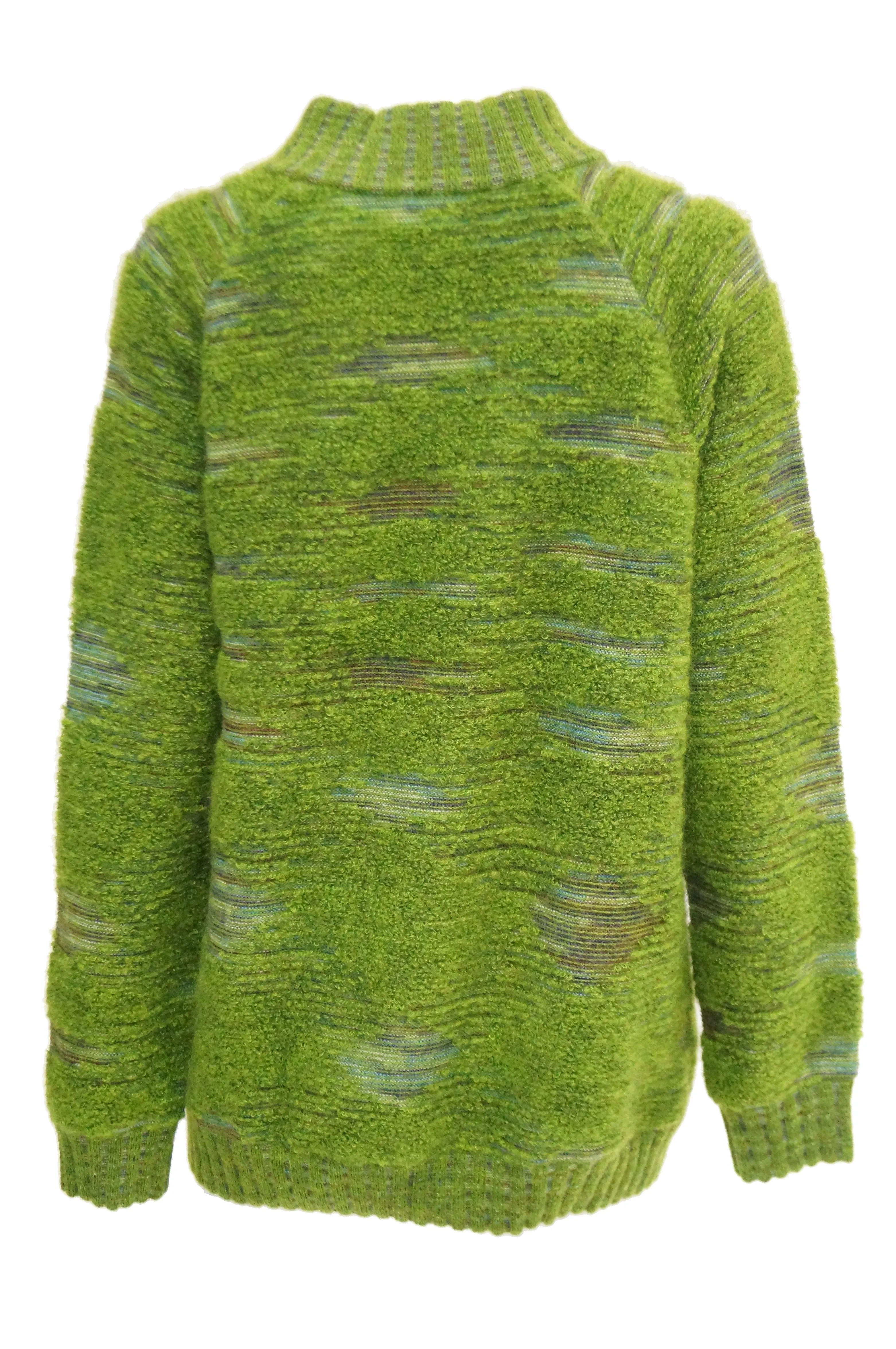 Missoni Moss Green Mohair & Wool Space Dyed Sweater