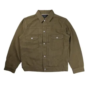 Momotaro 10.5oz. Olive Selvedge Jacket