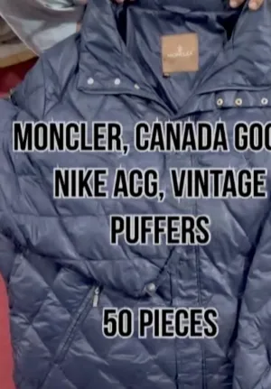 Moncler, Canada Goose, Nike ACGs Puffer - 50 pcs