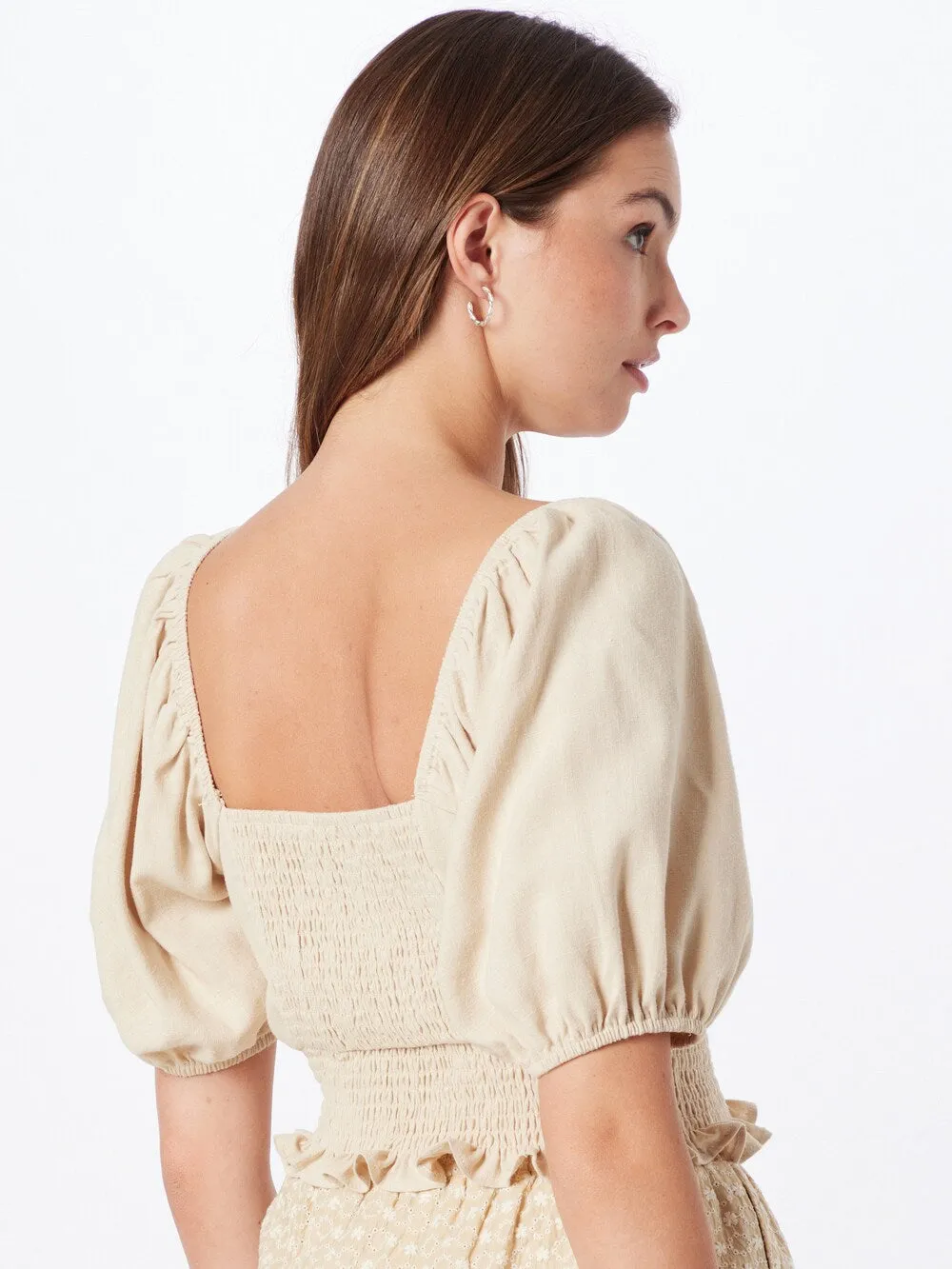 Nasty Gal blouse, sand