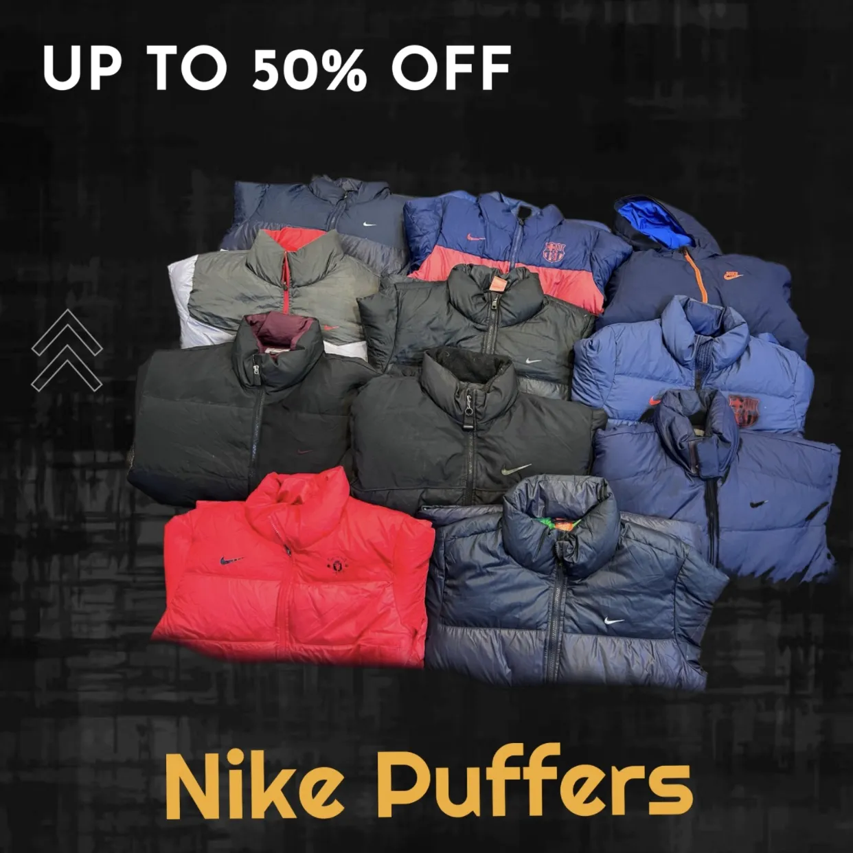 Nike Puffer Jackets 100 pcs