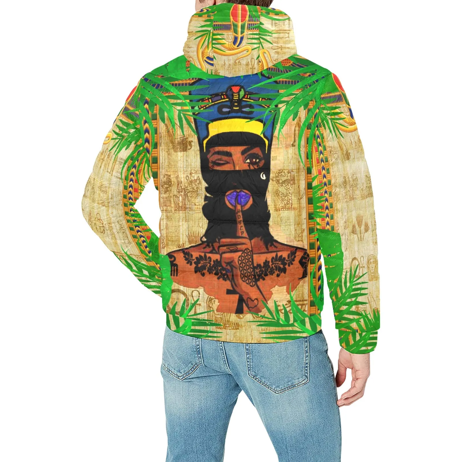 NILE VALLEY KWEEN Men's Padded Hooded Jacket