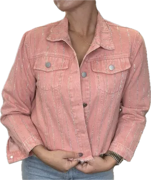 Pink Denim Jacket