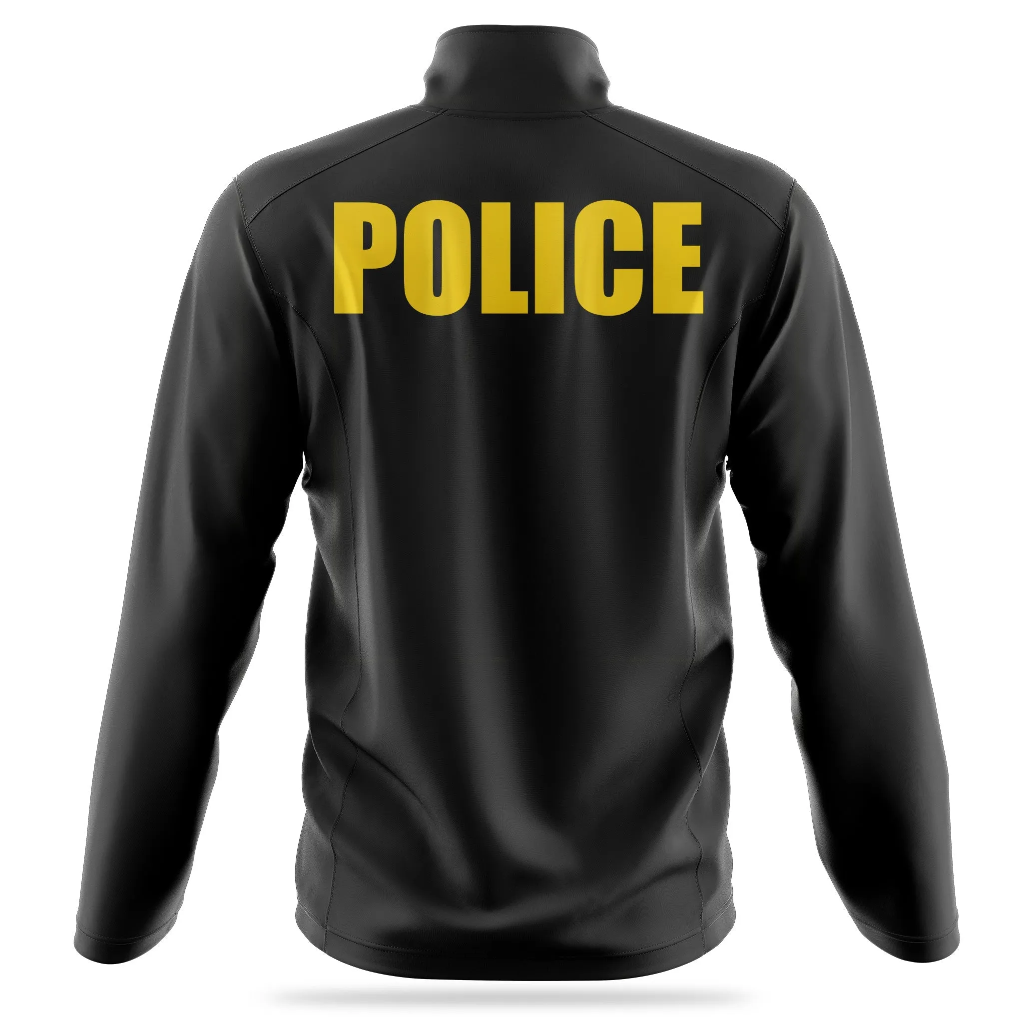 [POLICE] Soft Shell Jacket [BLK/GLD]