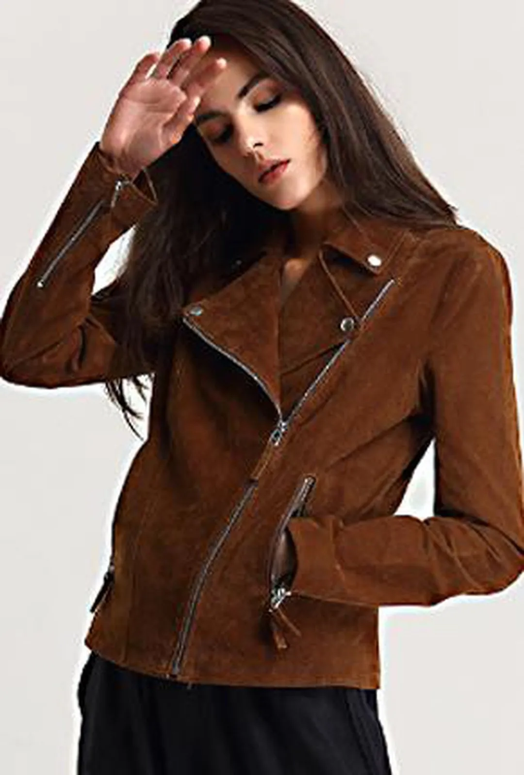 PONA - SUEDE MOTO JACKET