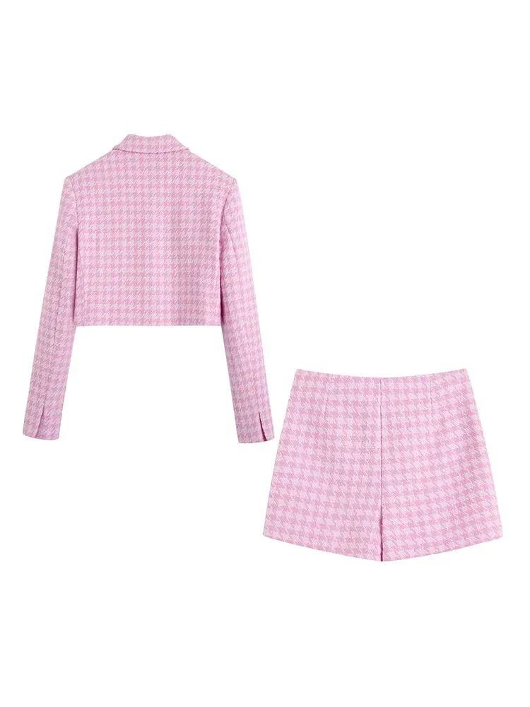 Posh Pink Tartan Set