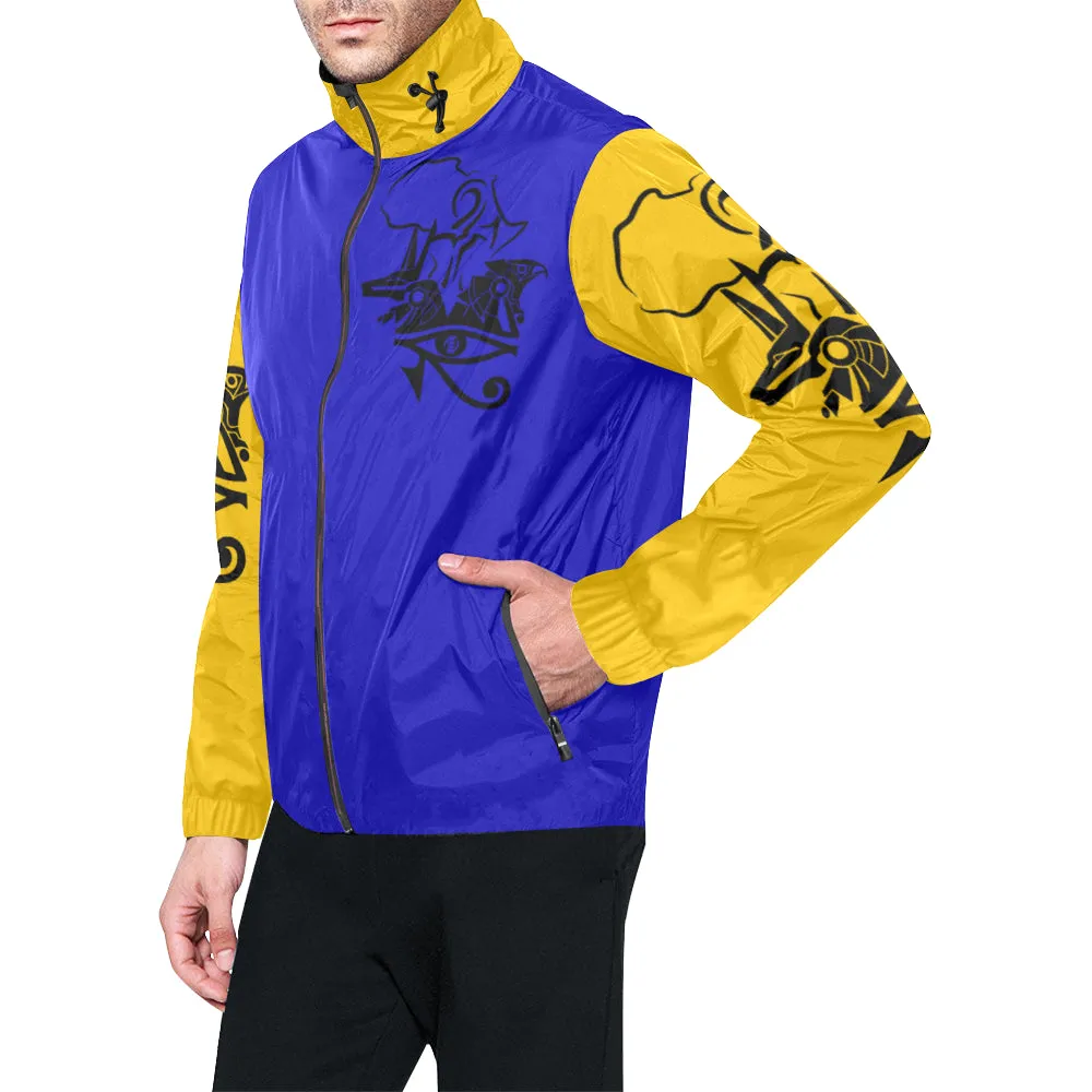 PROTECT BY NTR BLUYLW Unisex All Over Print Windbreaker