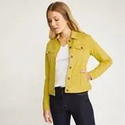 Saffron Stretch Cotton Jean Jacket