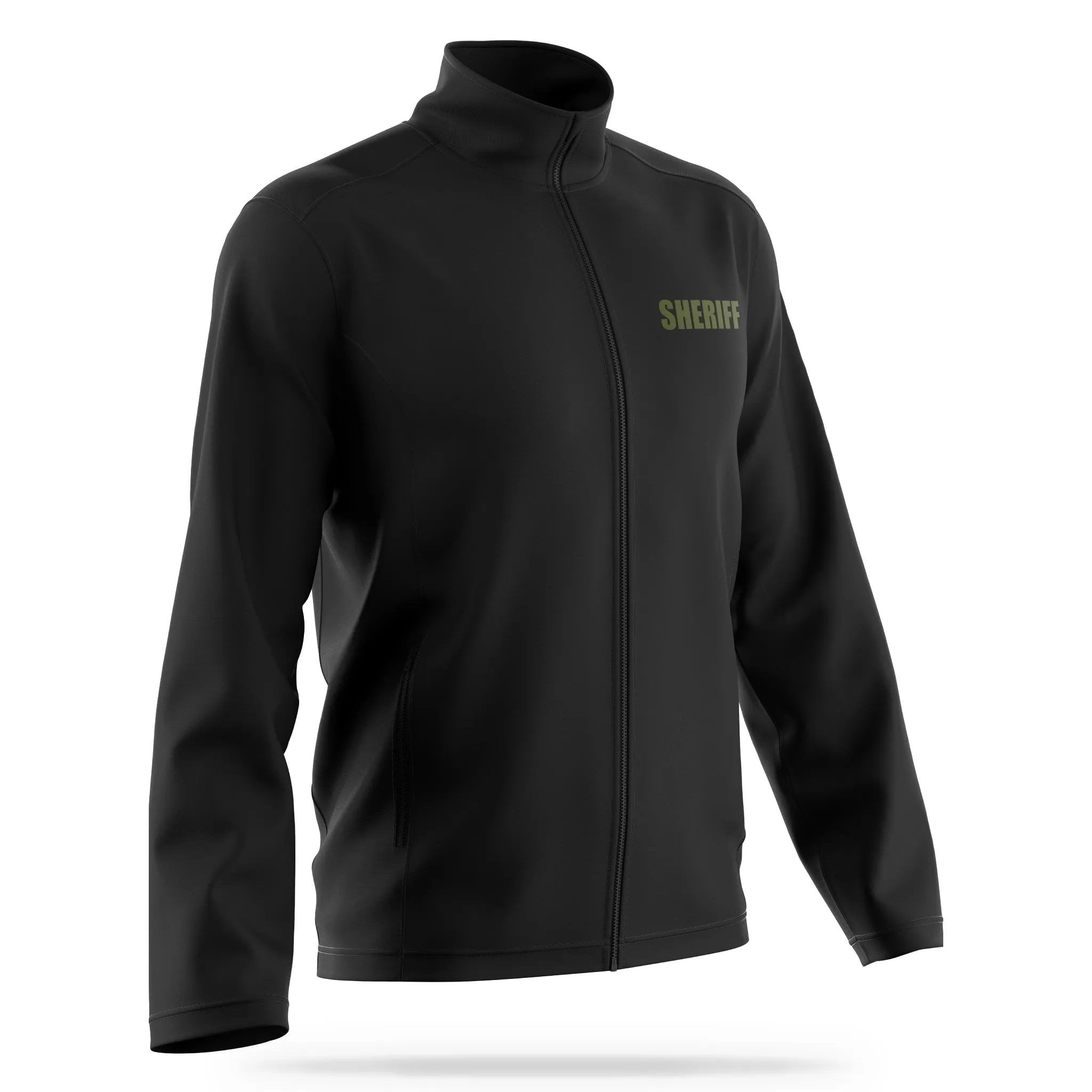 [SHERIFF] Soft Shell Jacket [BLK/GRN]