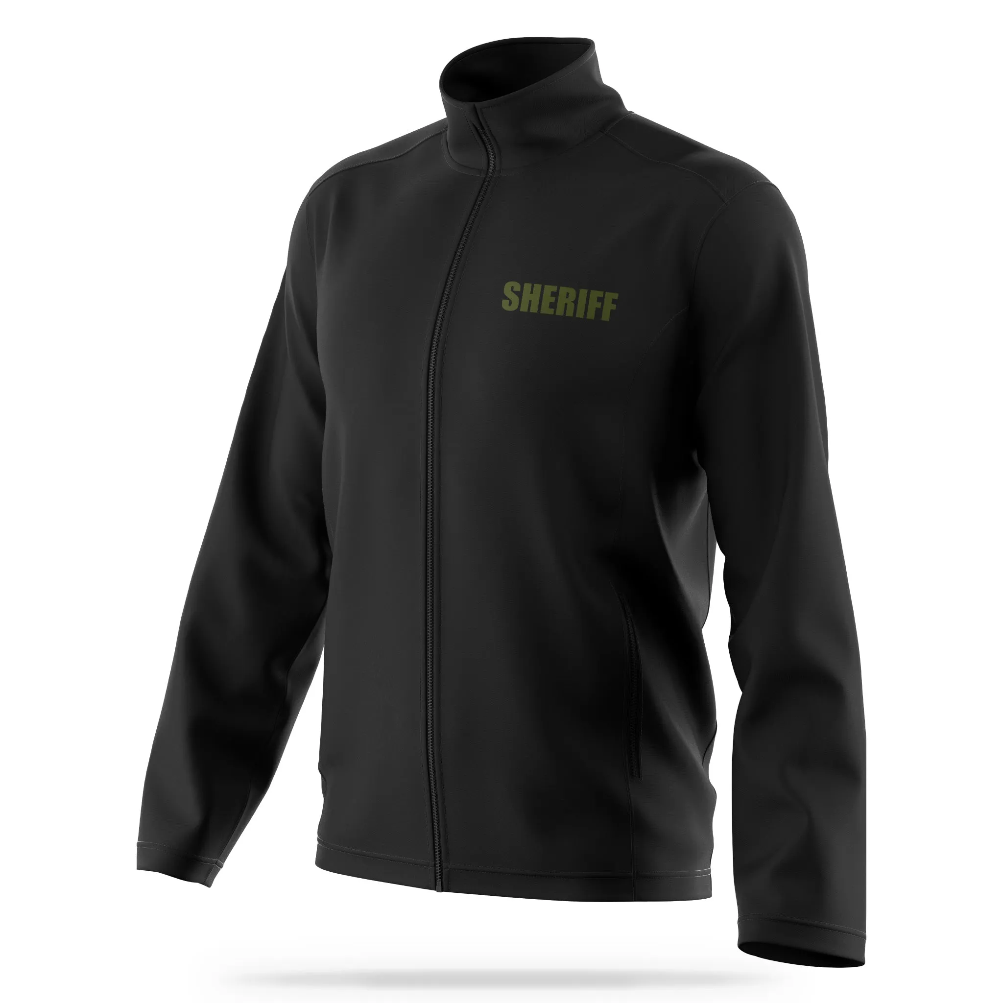 [SHERIFF] Soft Shell Jacket [BLK/GRN]