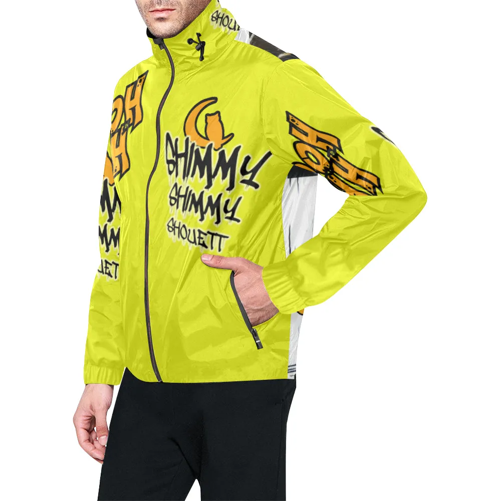 SHIMMY SHIMMY SHOUETT YELLOW Unisex All Over Print Windbreaker