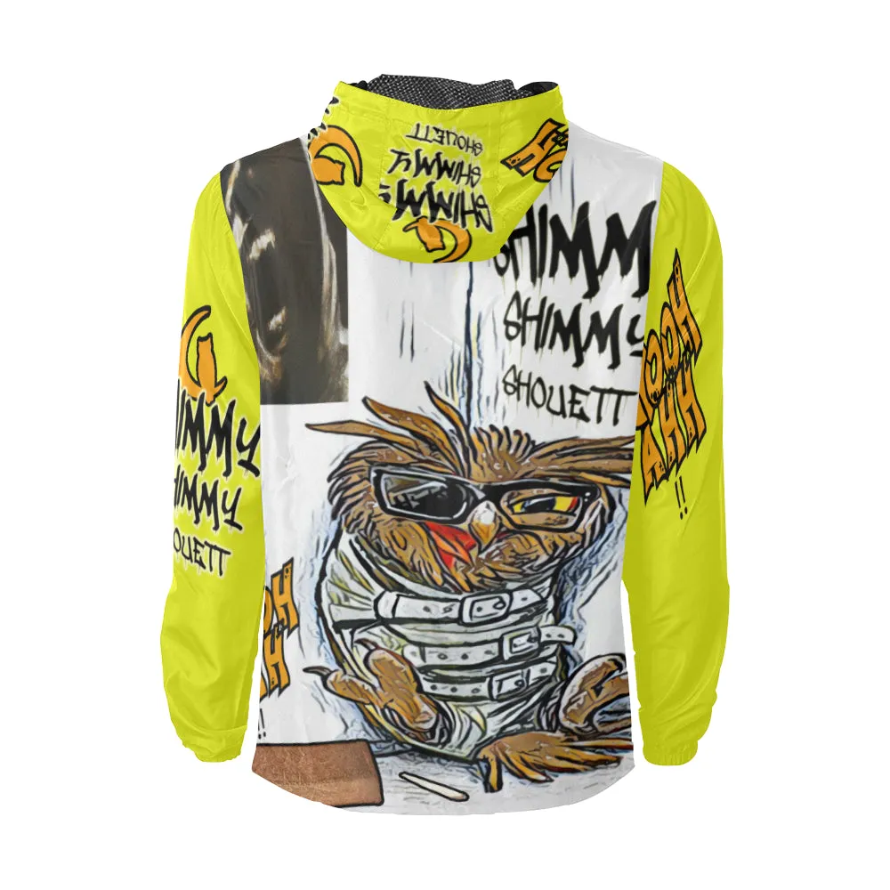 SHIMMY SHIMMY SHOUETT YELLOW Unisex All Over Print Windbreaker