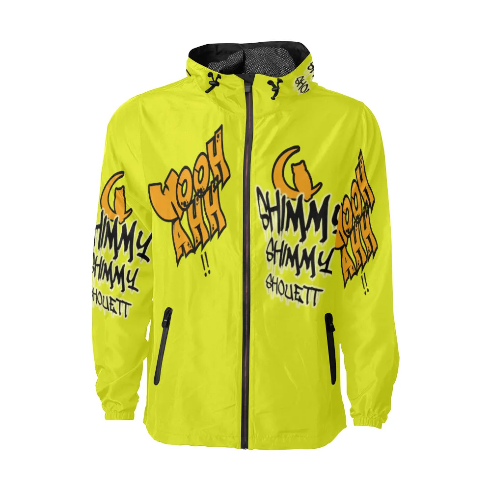 SHIMMY SHIMMY SHOUETT YELLOW Unisex All Over Print Windbreaker