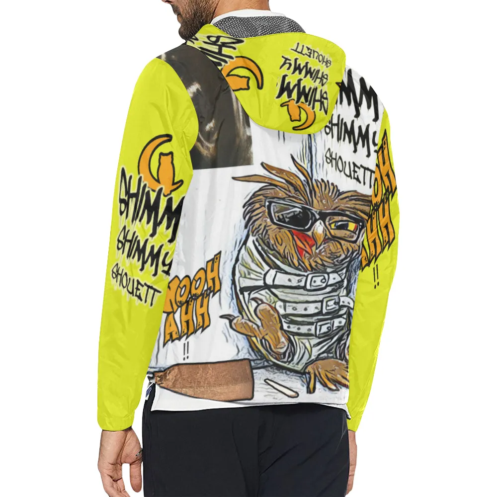 SHIMMY SHIMMY SHOUETT YELLOW Unisex All Over Print Windbreaker