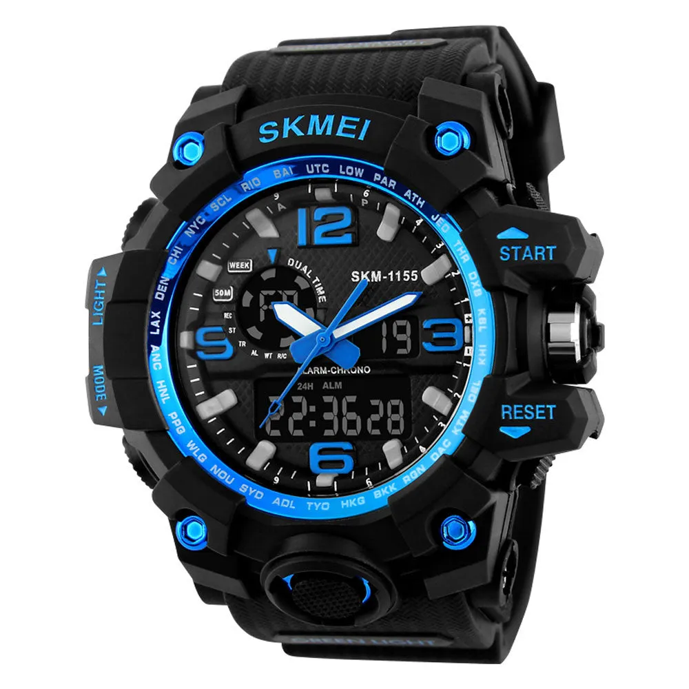 SKMEI LED Military Waterproof Wristwatch