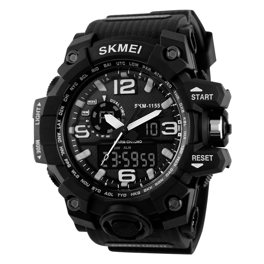 SKMEI LED Military Waterproof Wristwatch