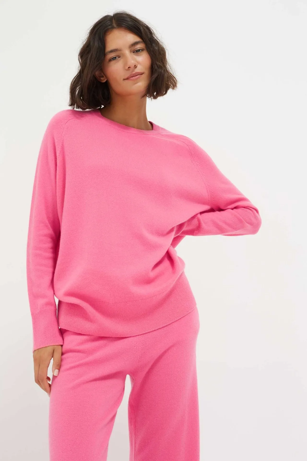 Slouchy Sweater, Camelia Rose