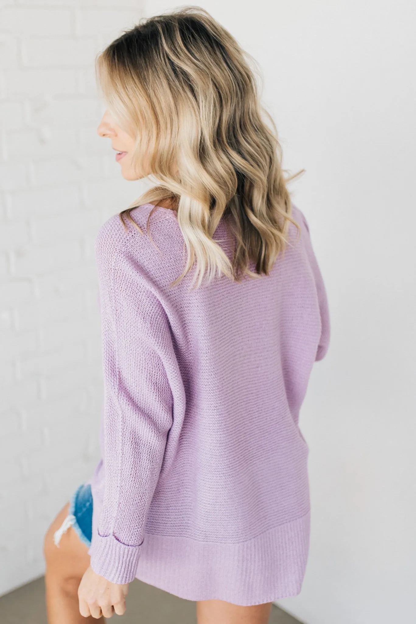 Slouchy V-Neck Sweater