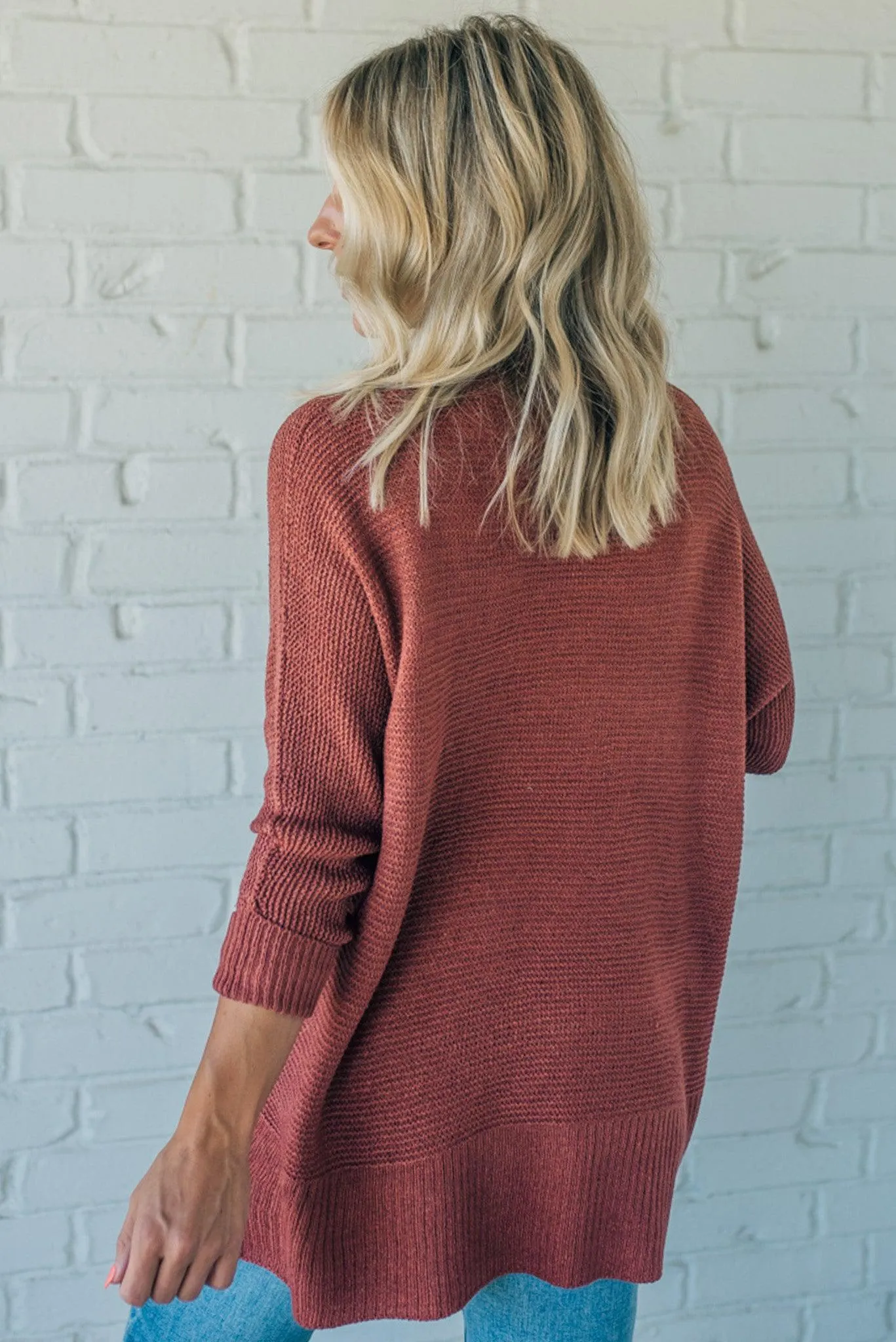 Slouchy V-Neck Sweater