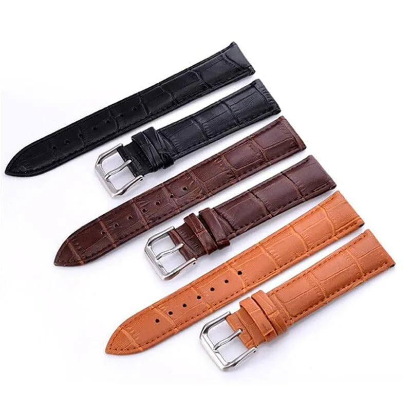 Snakeskin Leather Watch Straps Compatible with the Swiss Military 22mm Range