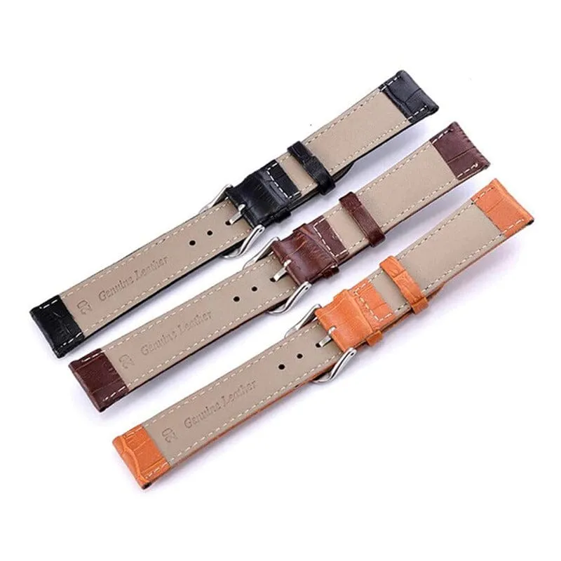 Snakeskin Leather Watch Straps Compatible with the Swiss Military 22mm Range