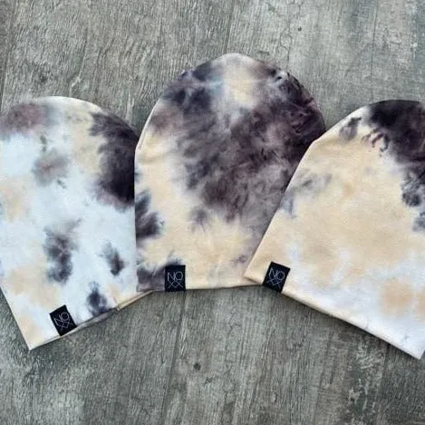 Tan Tie-Dye | Sweater Knit Beanie *Last Chance!