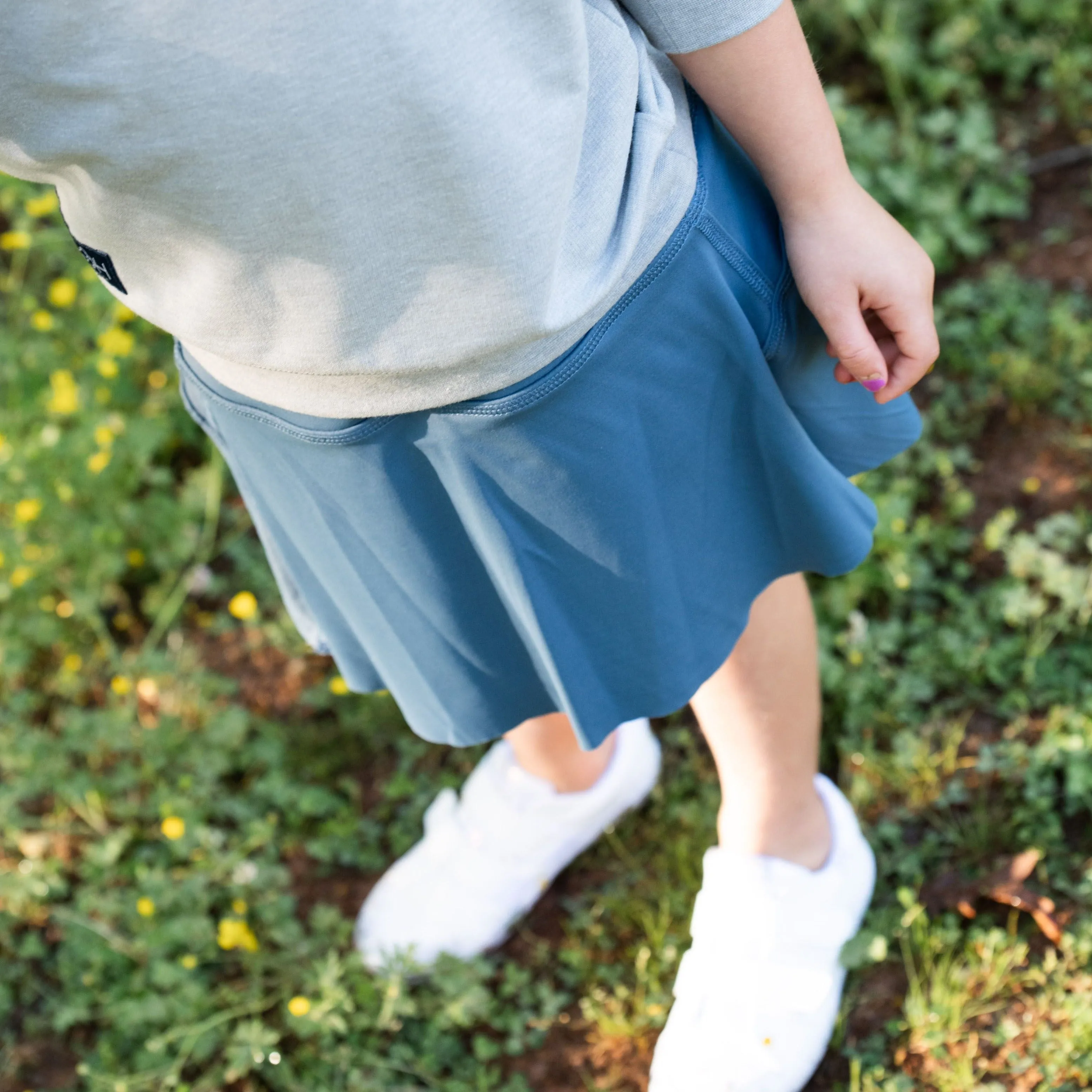 Tennis Twirl Skort-  Bluefin