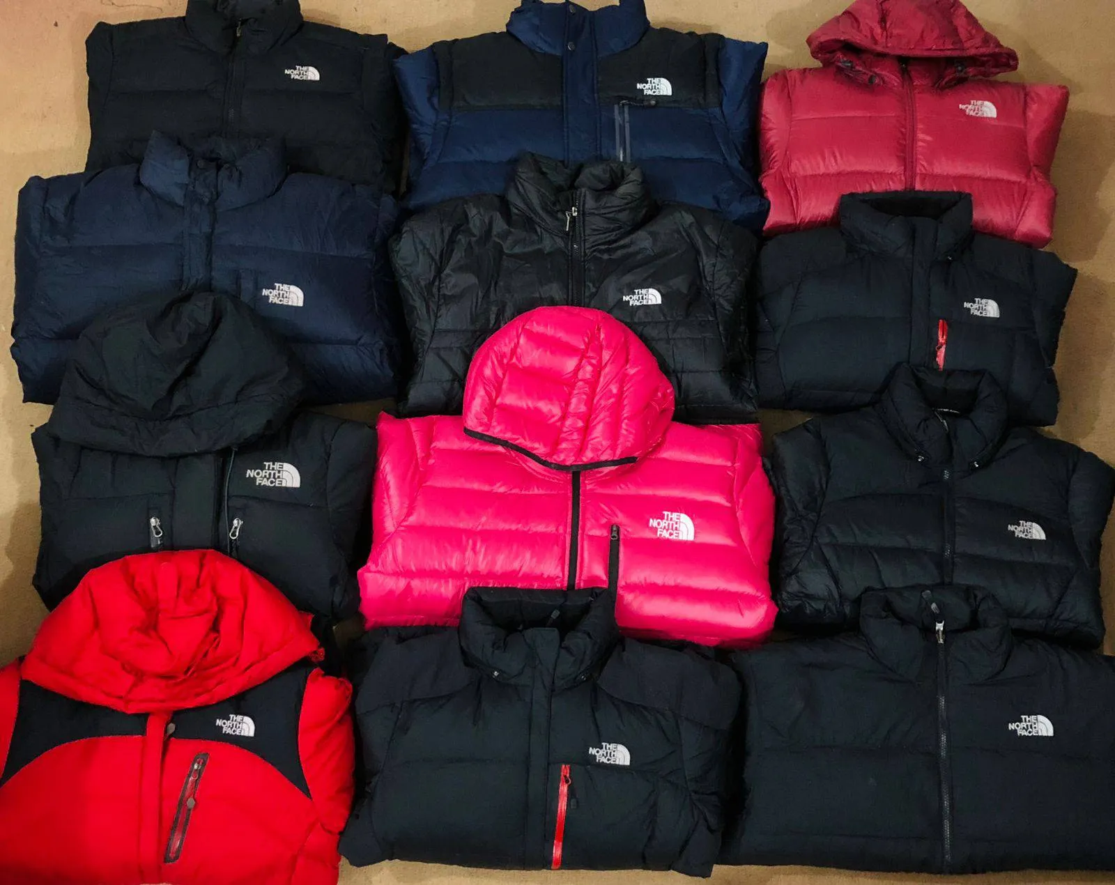 The North Face Puffer Jackets 15 pieces