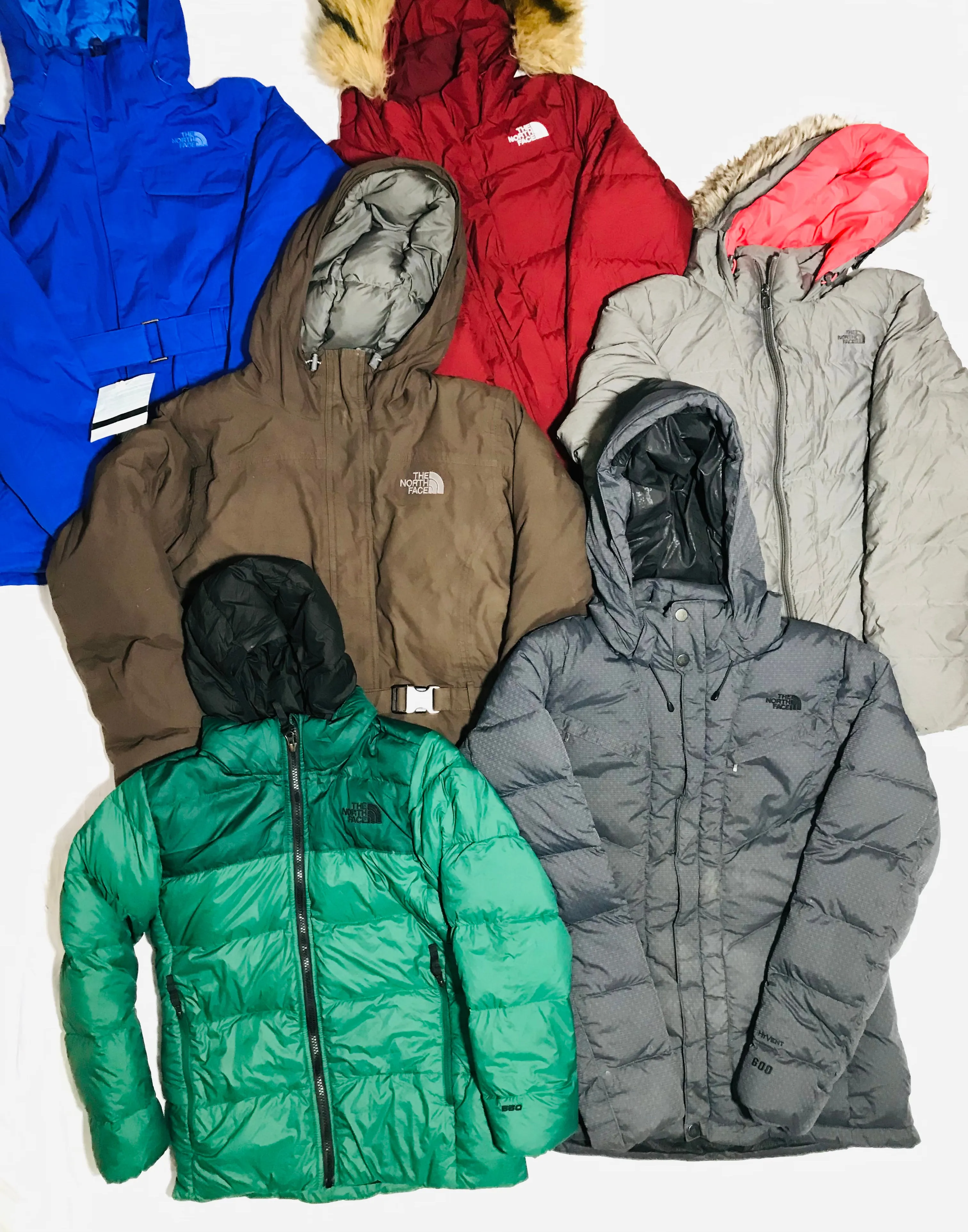 TNF PUFFERS 7 PIECES