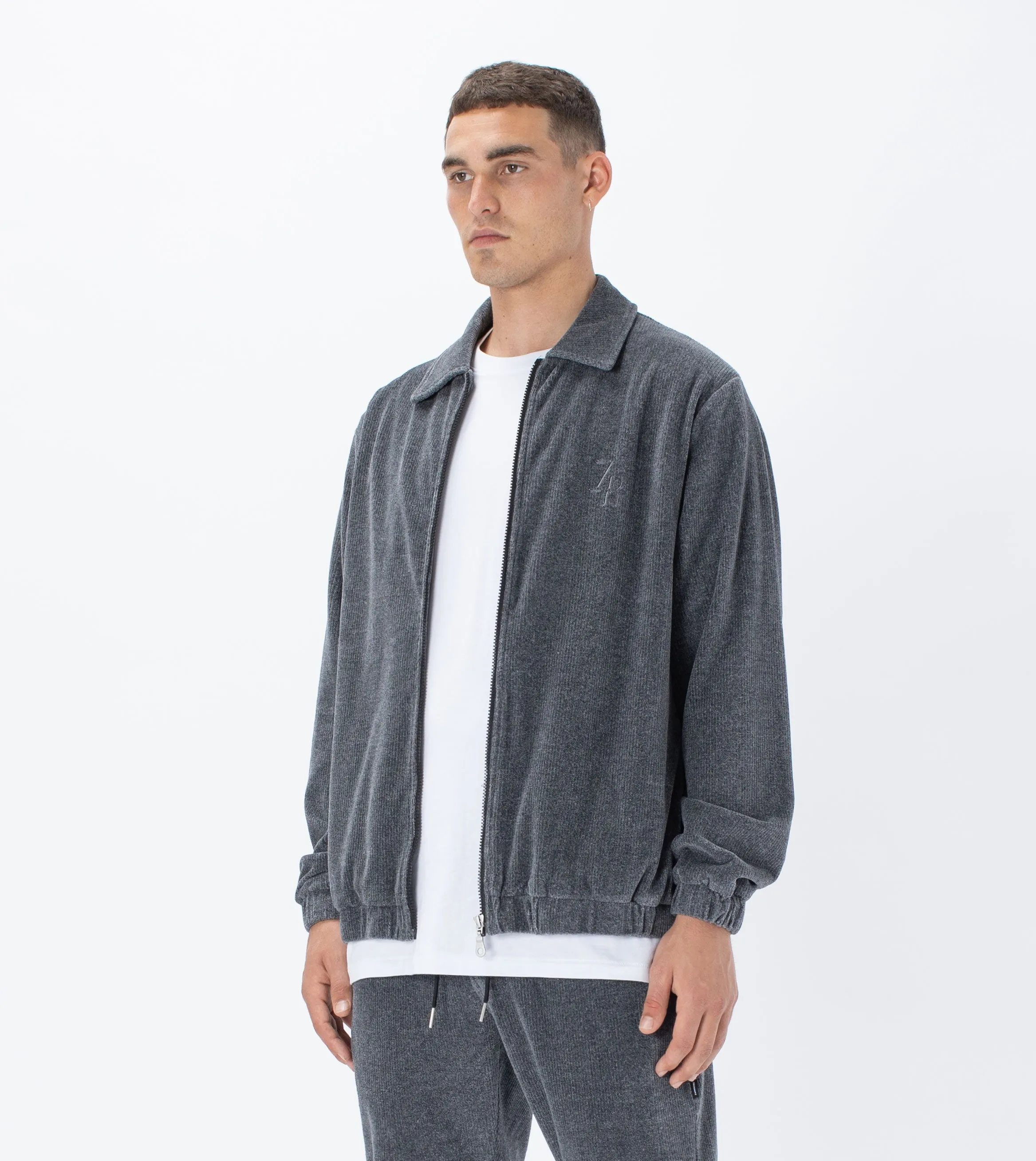 Velour Coach Jacket Static