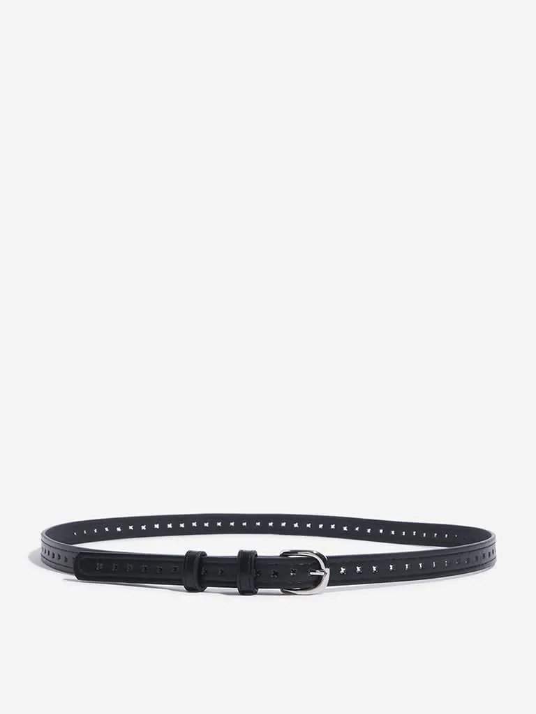 Westside Accessories Black Cross Design Belt