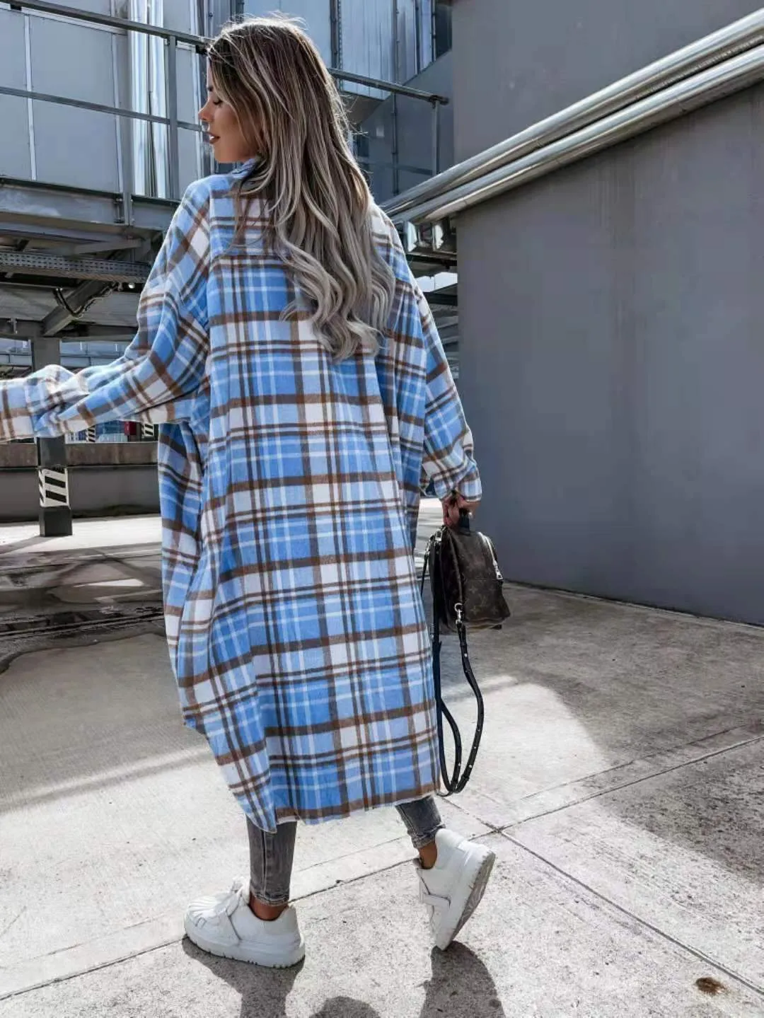 Women Casual Plaid Fall Long Sleeves Shirts