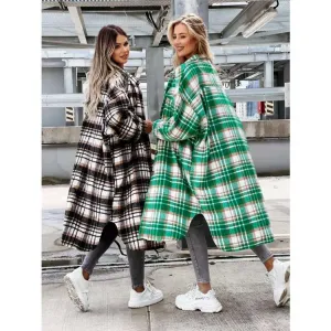 Women Casual Plaid Fall Long Sleeves Shirts