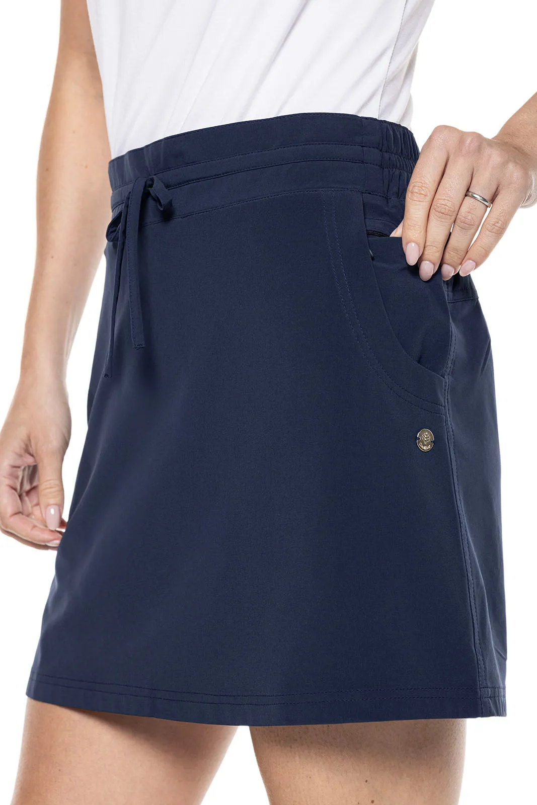 Women's Mendocino Travel Skort  |  Navy